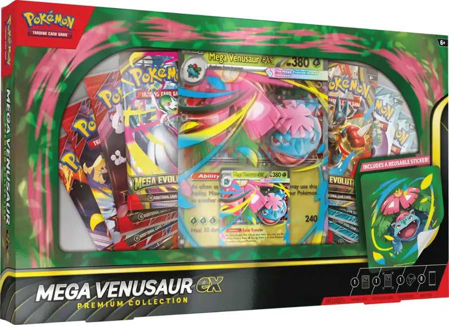 Pokémon - Trading Card Game: Mega Venusaur ex Premium Collection pre-prder release DECEMBER 5