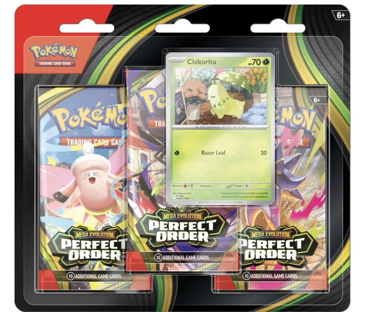 Perfect order 3 pack blister (random art) – ThePokeHive