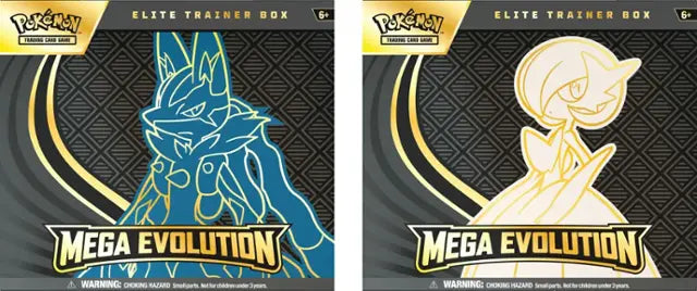 Mega Evolutions Elite Trainer Box set (1 of each art) Two total preorder release October 24