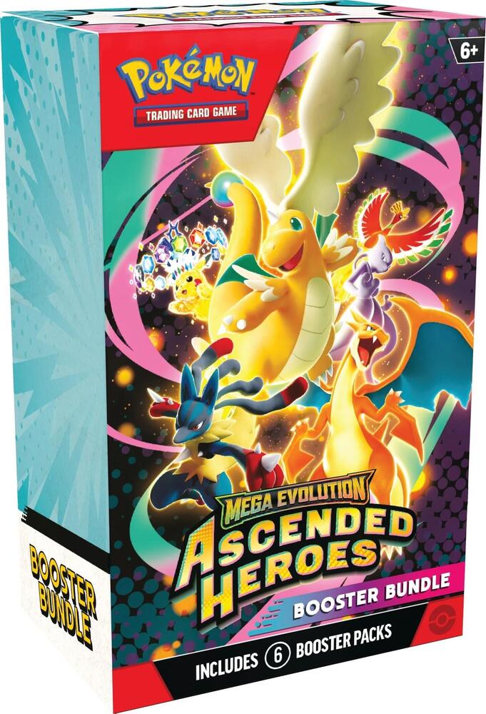 Pokmon TCG: Mega Evolution-Ascended Heroes Booster Bundle (6 Packs) pre-order april 24 Pokmon TCG: Mega Evolution-Ascended Heroes Booster Bundle (6 Packs) pre-order april 24