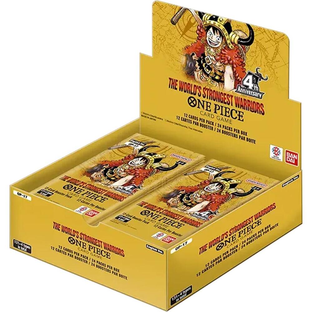 The World's Strongest Warriors Booster Box - The World's Strongest Warriors (OP17) pre-order release august 28