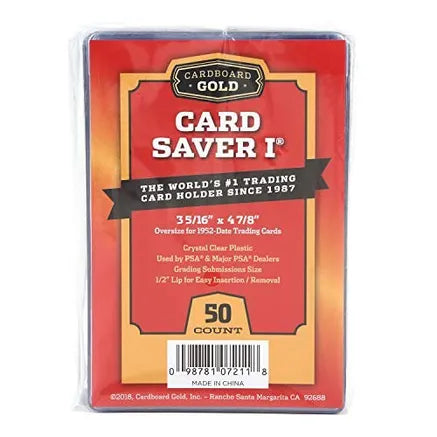 Card Saver 1 Clear Semi-Rigid (50-Count)
