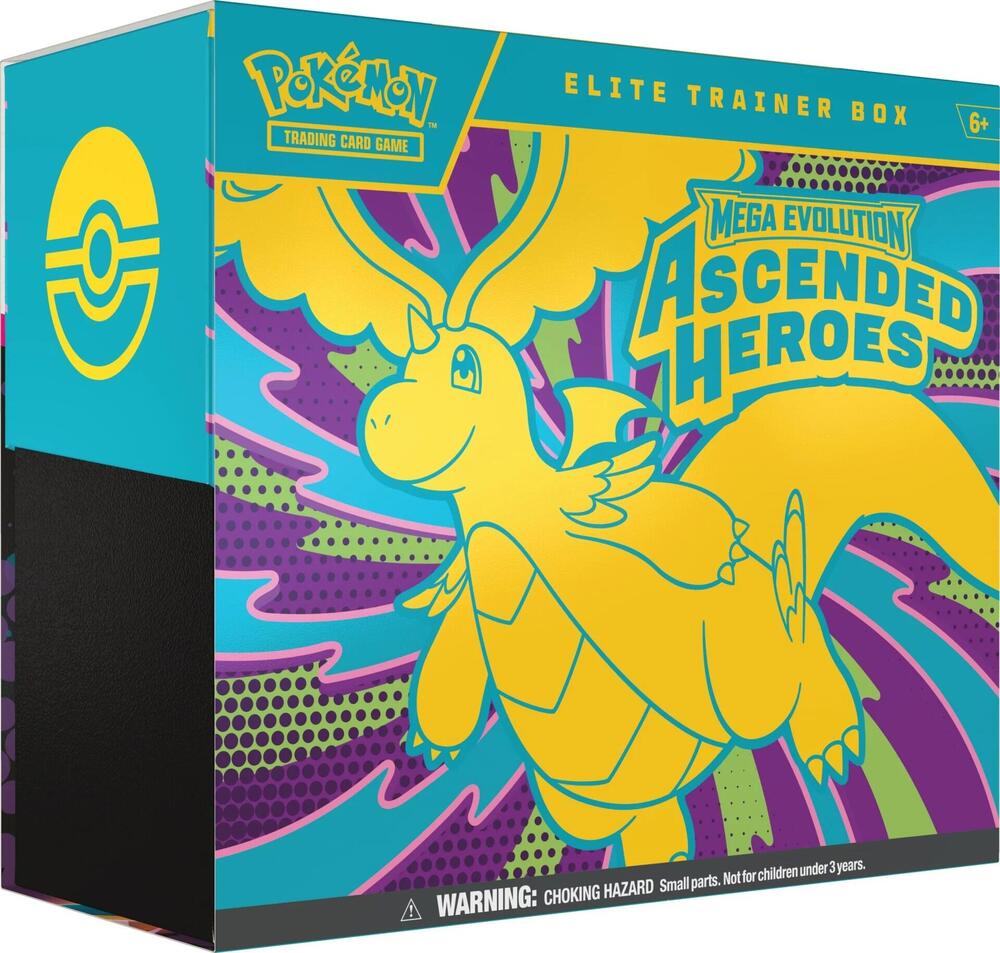 Ascended Heroes Elite Trainer Box - ME: Ascended Heroes pre:order release 2/20/2026