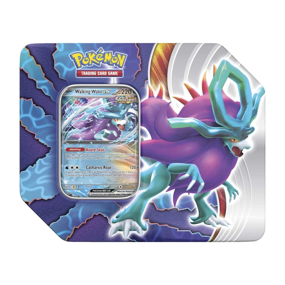Paradox Clash Tin Walking Wake ex Pokemon