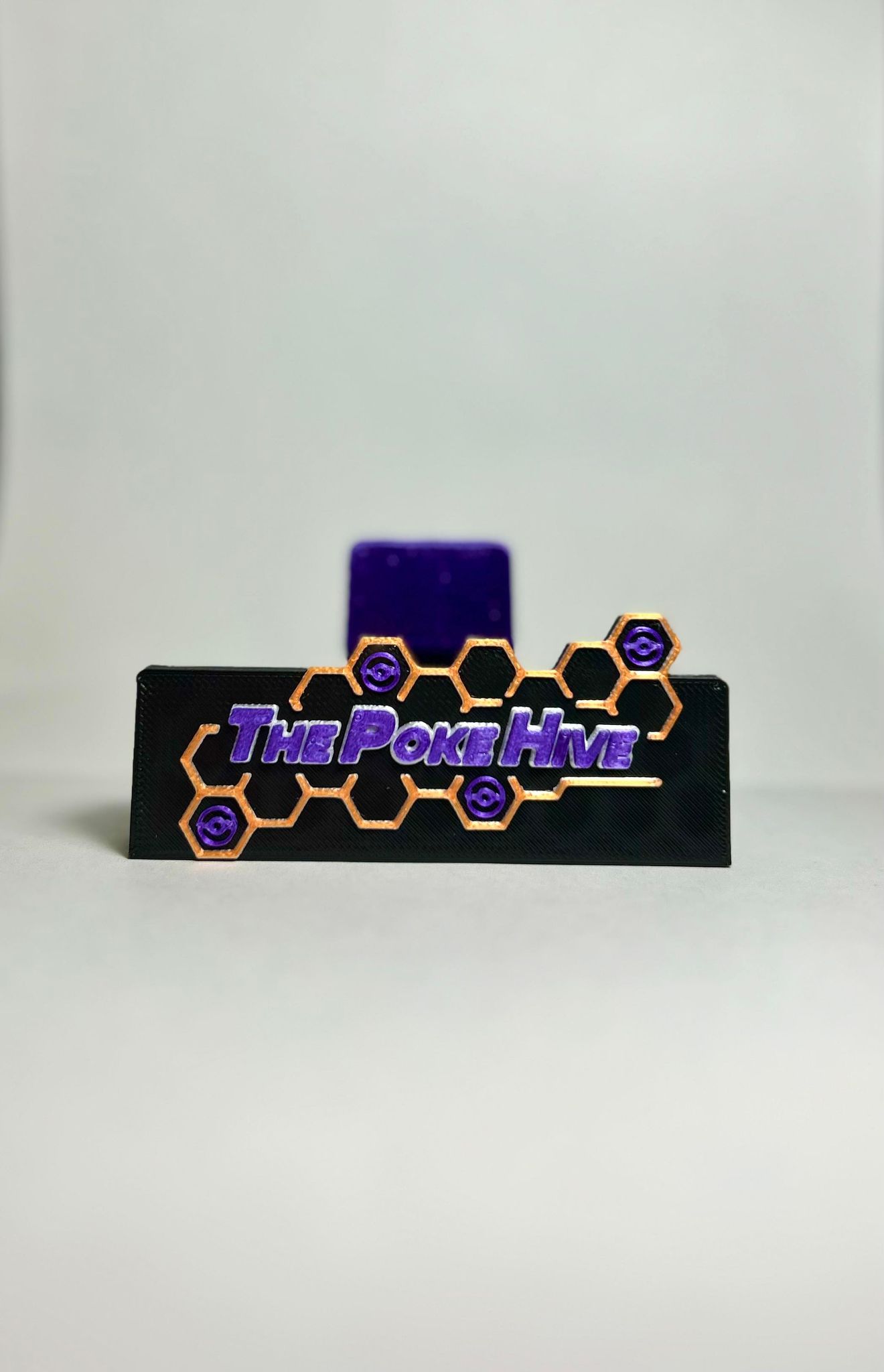 ThePokeHive Slab Display Stand - Black