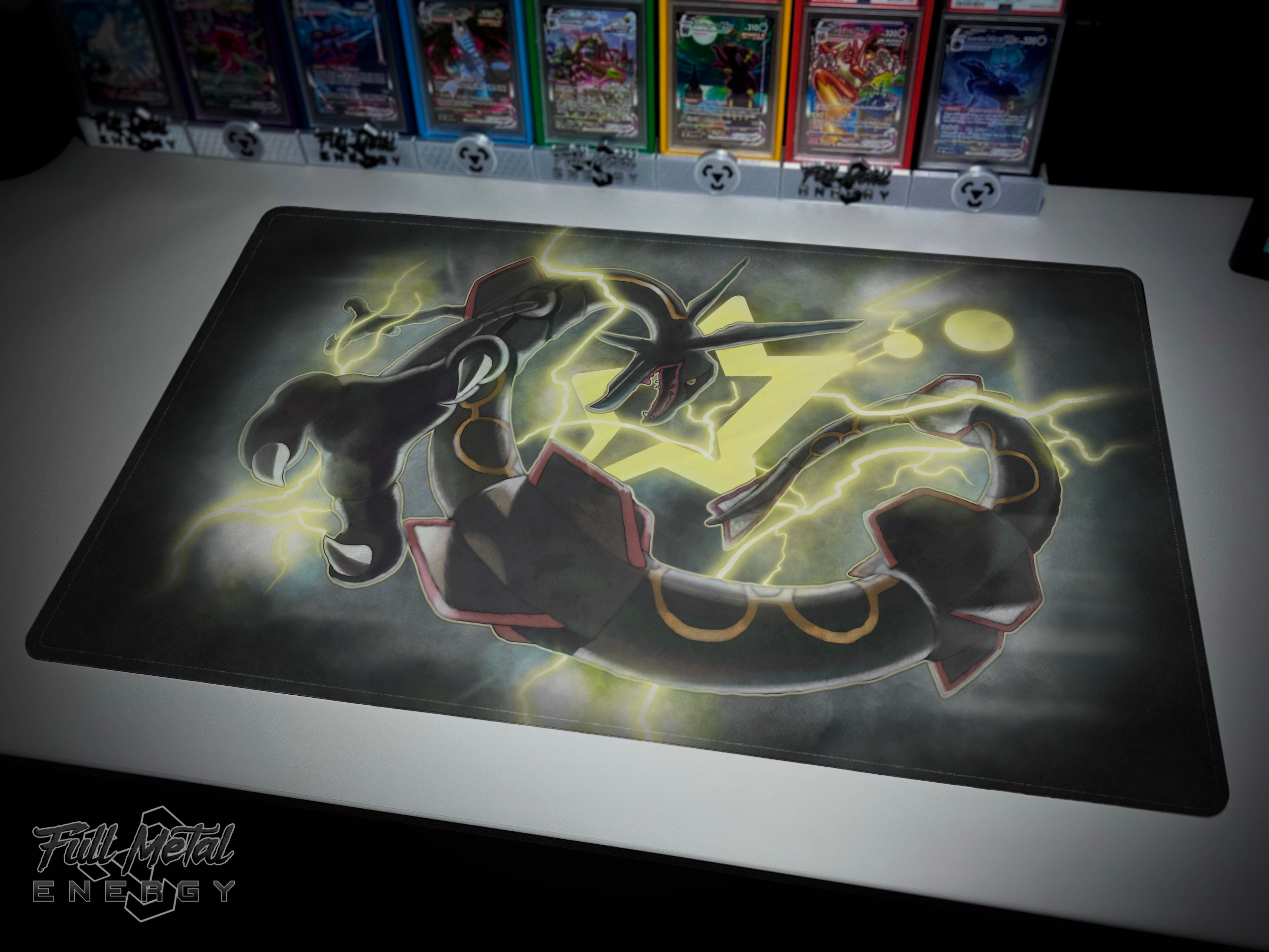 Gold Star Rayquaza Play/Desk Mat (Stitched) ThePokeHive