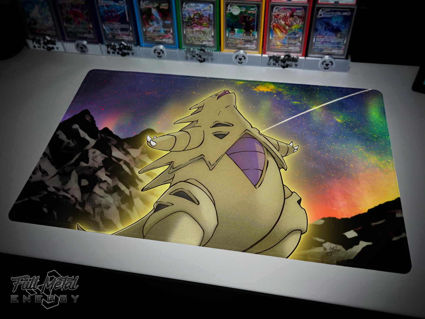 Shiny Tyranitar Play/Desk Mat (Stitched)