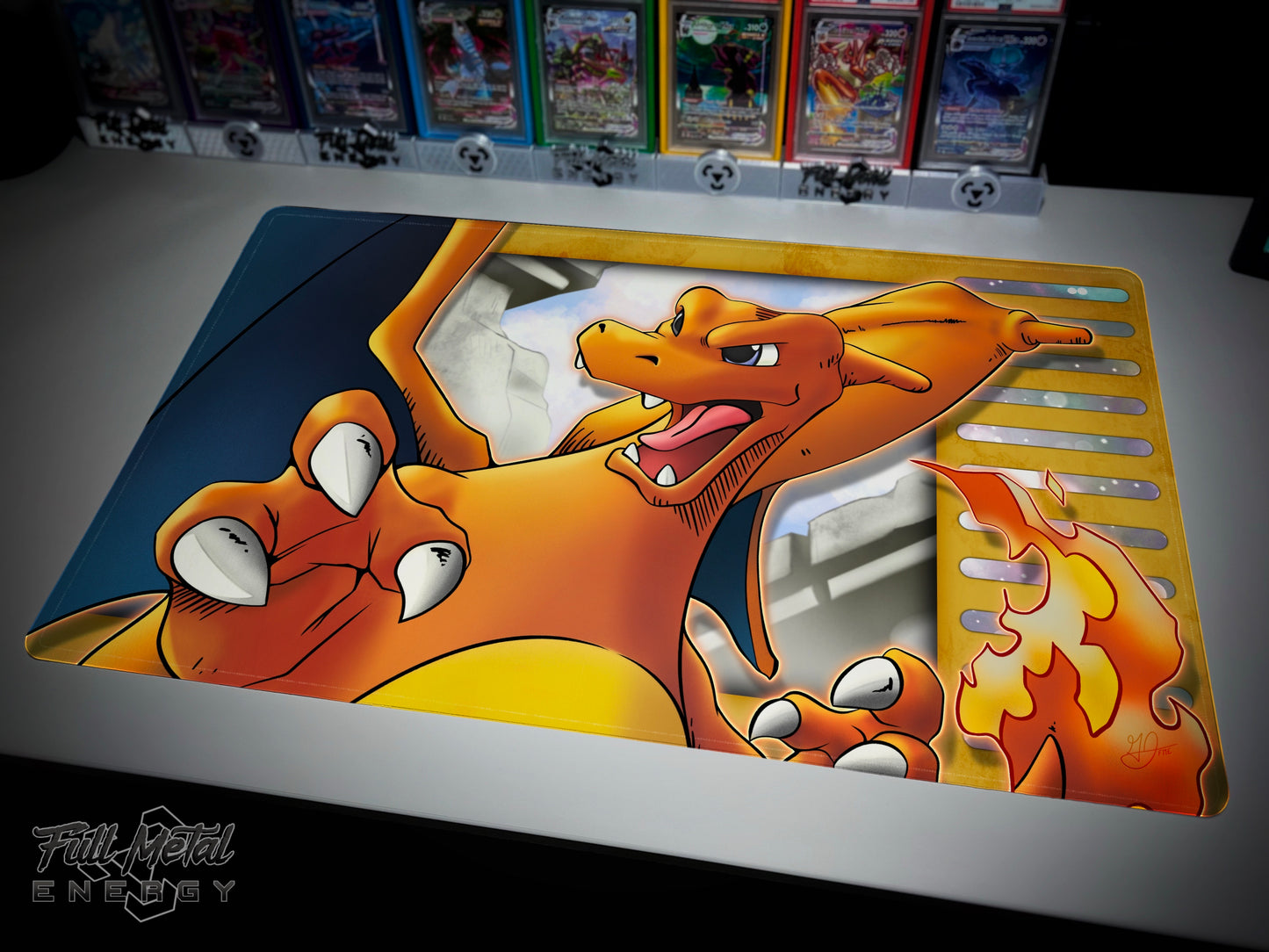 Crystal Charizard Play/Desk Mat (Stitched)