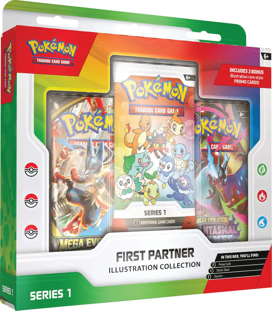 Pokémon - Trading Card Game: First Partner Illustration Collection - Series 1 Pre-Order release March 20 wave 1