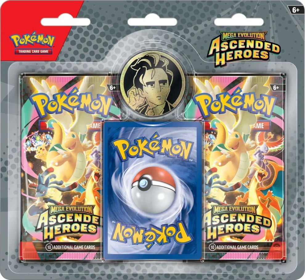 Pokemon Mega Evolution Ascended Heroes 2-Pack Blister 24 Pack Box