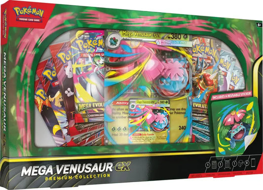 Pokémon - Trading Card Game: Mega Venusaur ex Premium Collection pre-prder release DECEMBER 5