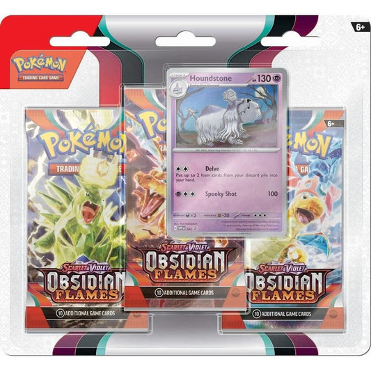 Obsidian Flames 3 Pack Blister styles may vary
