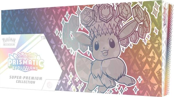 Prismatic Evolutions Super-Premium Collection - SV: Prismatic Evolutions (PRE) reprint ONE per customer ships Mid May