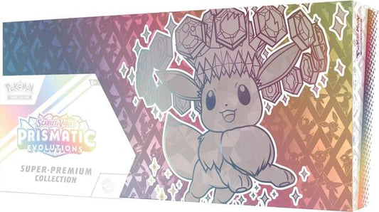 Prismatic Evolutions Super-Premium Collection - SV: Prismatic Evolutions (PRE) reprint ONE per customer ships Mid May