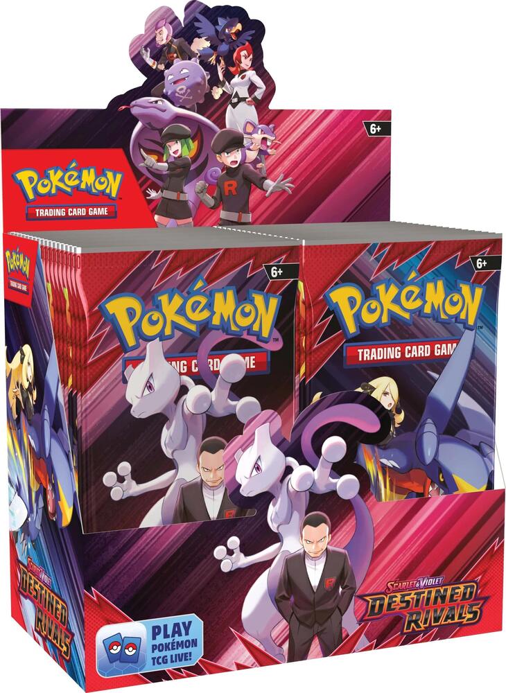 Destined rivals booster box Pokemon in hand ready to ship