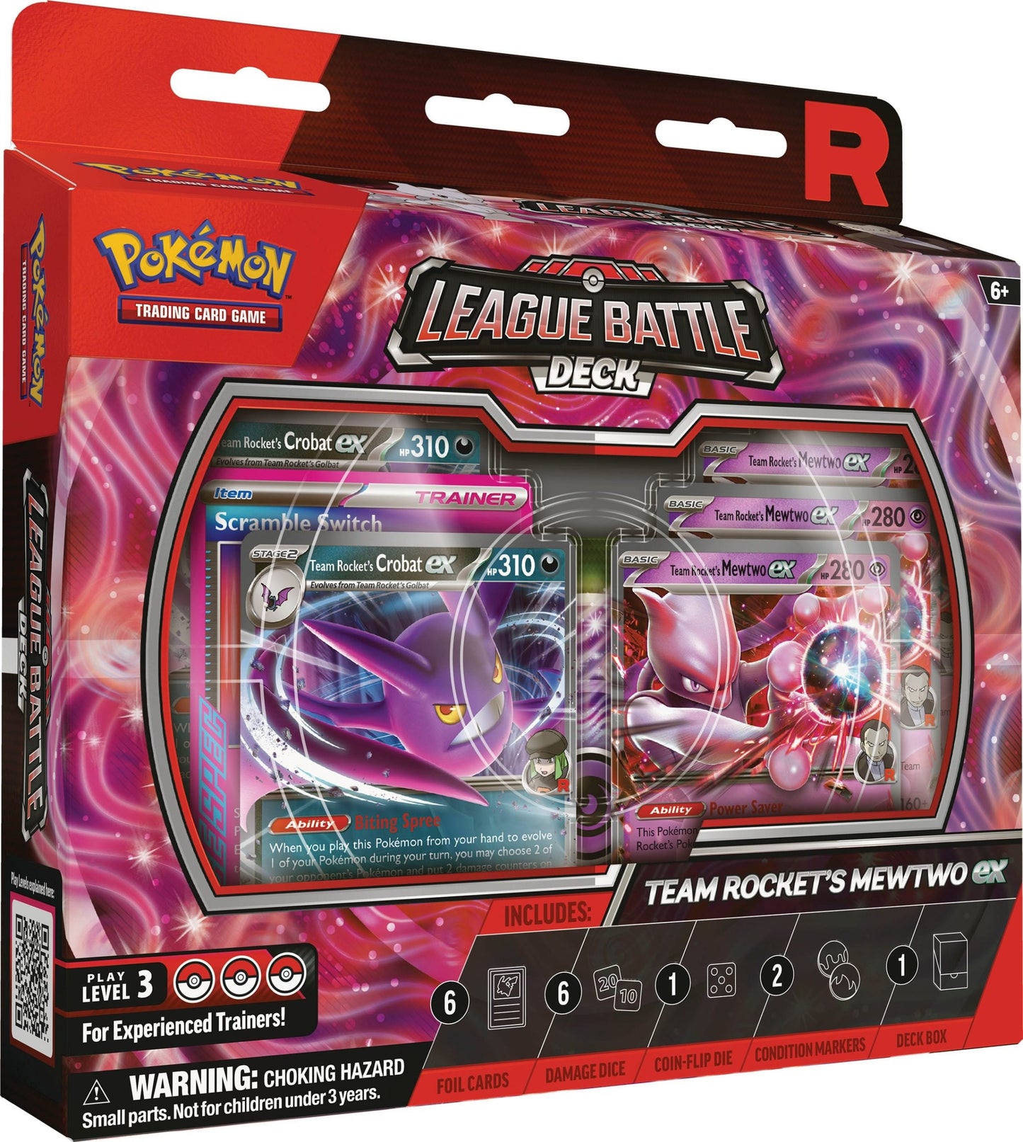 Team Rocket's Mewtwo ex League Battle Deck presale ships november 7