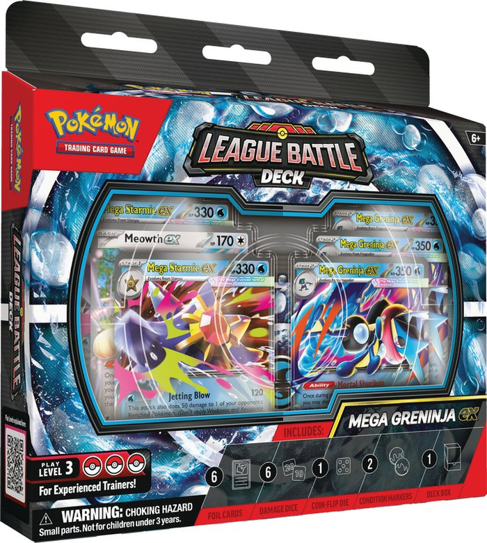 Pokemon TCG: League Battle Deck - Mega Greninja ex MSRP = $30 pre-order 11/13/2026