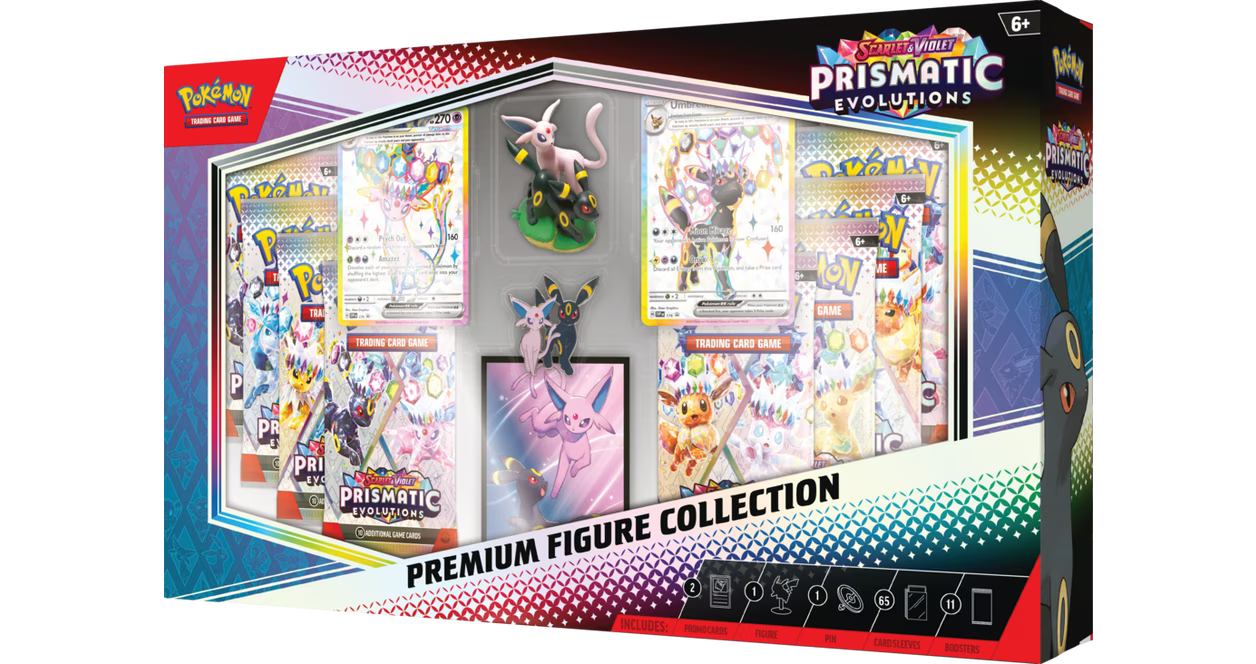 Pokemon Trading Card Game: Prismatic Evolutions Premium Figure Collection PRE ORDER, Release date 9/26