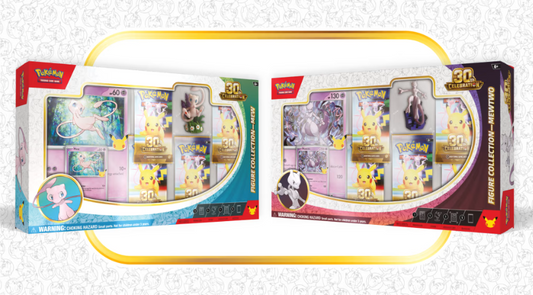 Pokémon TCG: 30th Celebration Figure Collection—Mew & Mewtwo (1 of EACH, pair) pre-order releases November 6, 2026