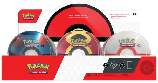 Pokeball tin Fall 2025 preorder (1 random style) preorder december 5