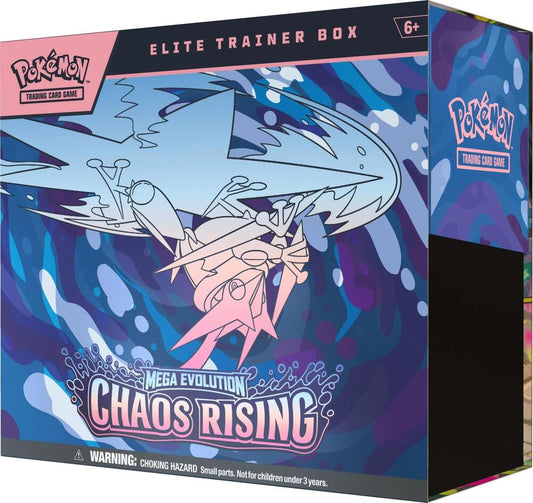 Chaos Rising Elite Trainer Box - ME04: Chaos Rising (CRI)  pre-order release May 22 Pokemon Trading card game