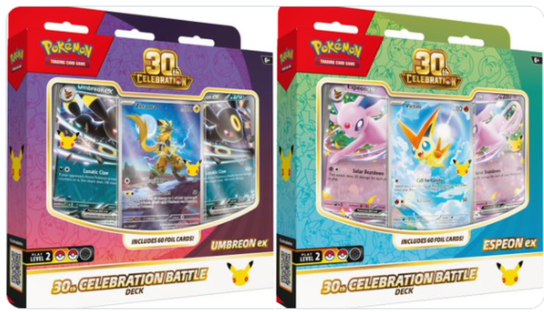 30th Celebration Battle Decks — Umbreon ex and Espeon ex