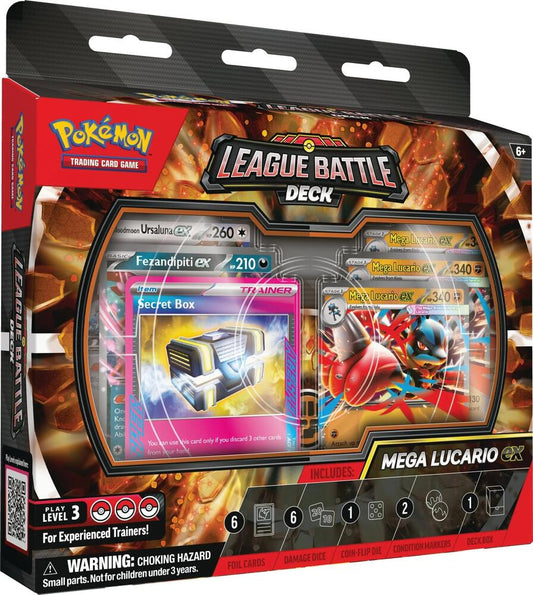 MSRP $30! Selling at cost! League Battle Deck [Mega Lucario ex] - Miscellaneous Cards & Products Release May 22 PRE-ORDER