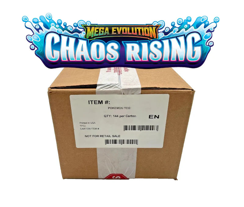 Pokemon Chaos Rising ME04 [x144] Sleeved Booster Case pre-order release May 22
