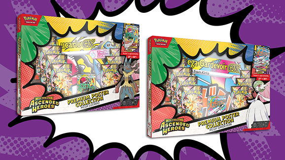 Pokémon - Trading Card Game: Mega Evolution - Ascended Heroes Premium Poster Collection PAIR preoder release march 20