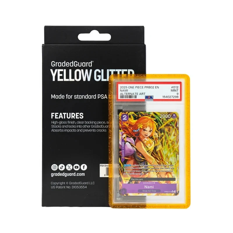 Graded Guard hobby store exclusive Yellow Glitter PSA