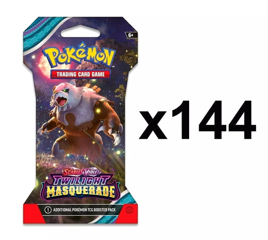 Pokemon Twilight Masquerade 144 Sleeved CASE Sealed