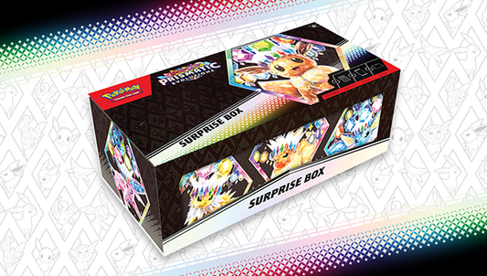 Prismatic Evolutions Surprise Box - SV: Prismatic Evolutions (PRE) ships by 9/7/2025